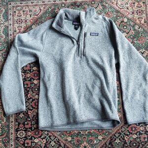 Patagonia Men's Gray Zip-Up Sweater